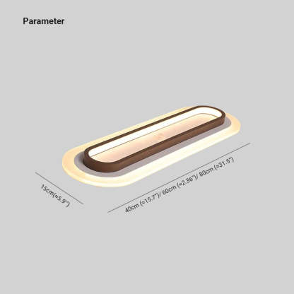 Enzo Ceiling Light Dimensions - 15cm, 40cm, 60cm, 80cm