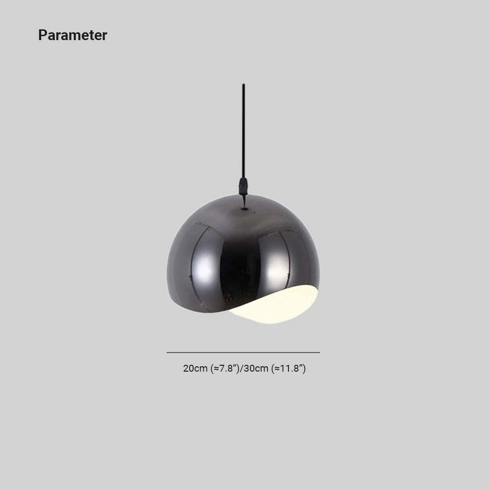 Chrome Cooley Pendant Light - Nordic Style, 20-30cm Size