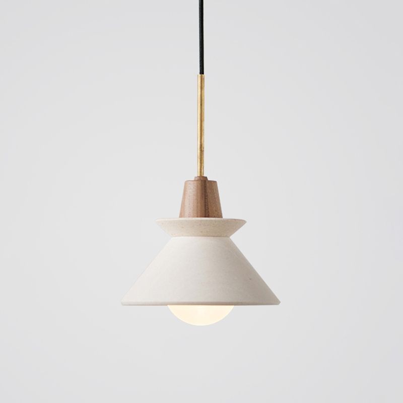 Ozawa Bowl Pendant Light, Modern Cement Lampshade.