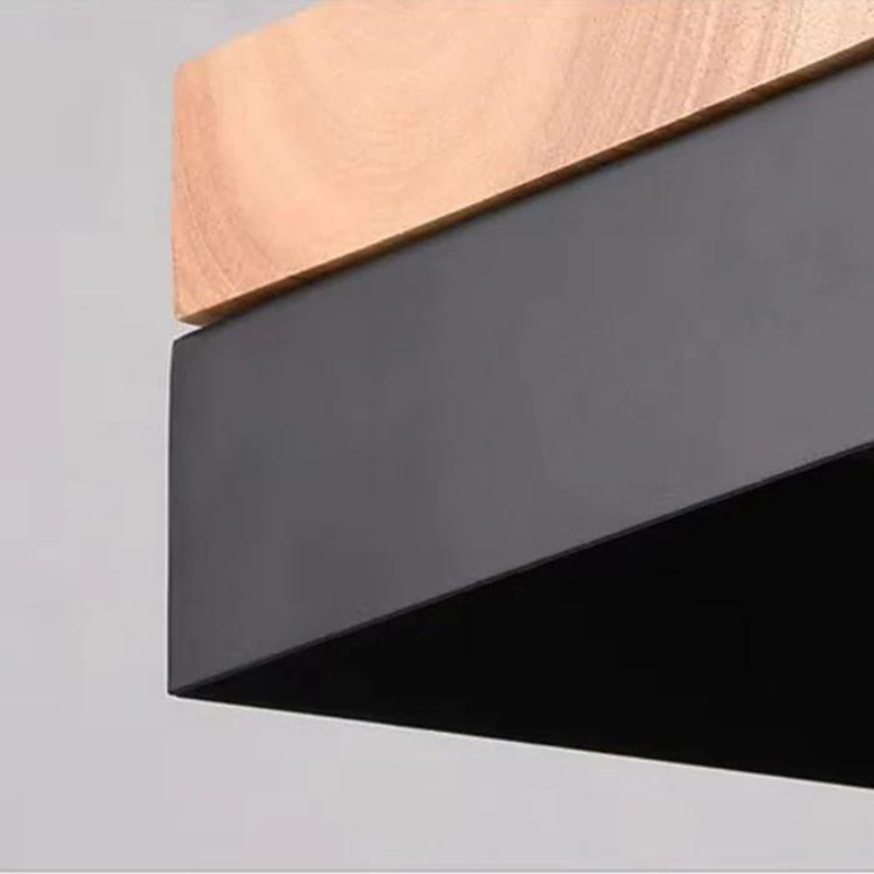 Morandi Pendant Light - Wood and Metal Close-up