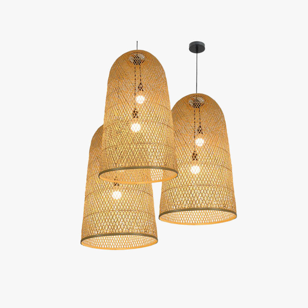 Ritta Bamboo Pendant Light for bedroom