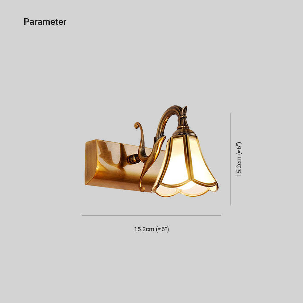 Félicie Wall Lamp Dimensions: 15.2cm, elegant bathroom lighting