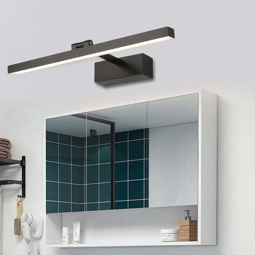 Leigh Metal Wall Lamp above bathroom mirror. Modern lighting.