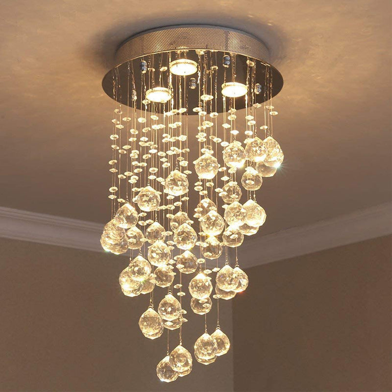 Alana Ceiling Light with Cascading Glass Balls