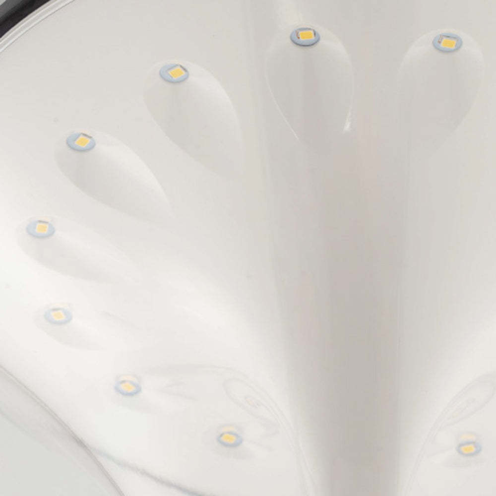 Pena path light with LED bulbs closeup