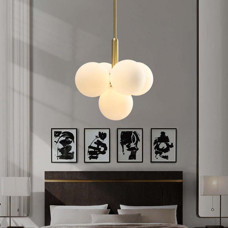 Nordic LED Chandelier Metal Glass Living Room/Bedroom | Las Sola