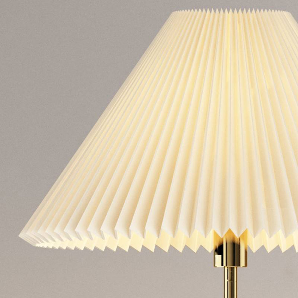 Ozawa Simple Walnut/Metal/Fabric, Table/Floor Lamp, Living Room