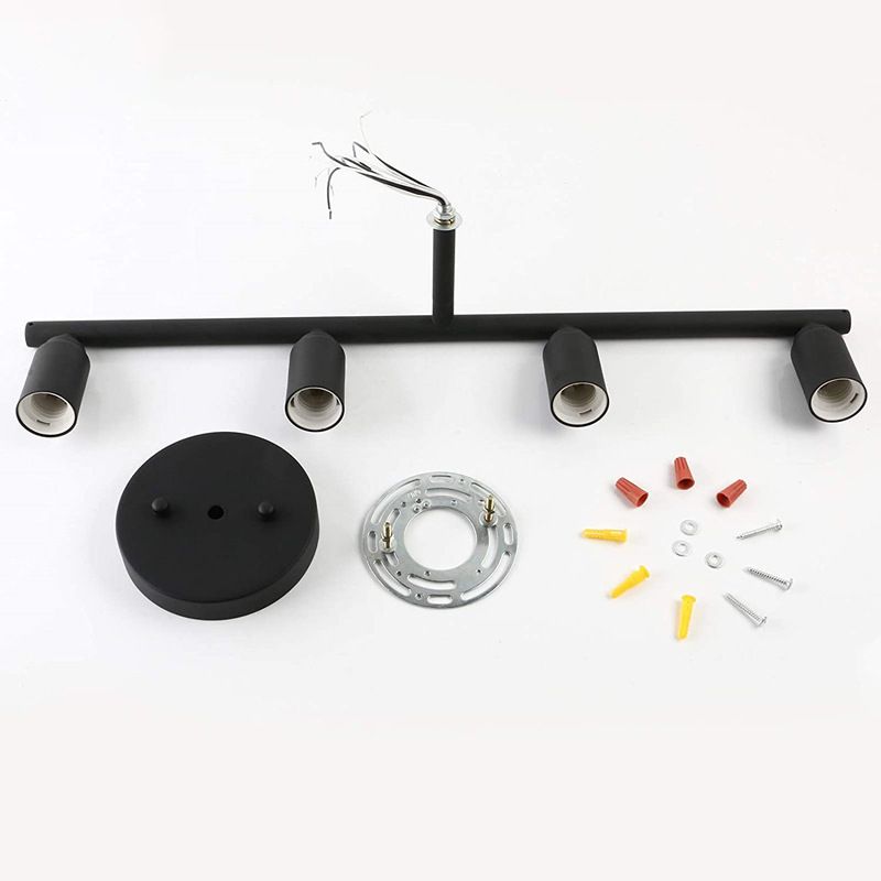 Alessio 4-light vanity lamp parts. Modern bathroom lighting.