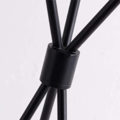 Valentina Tripod Floor Lamp/Table Lamp, Metal/Acrylic