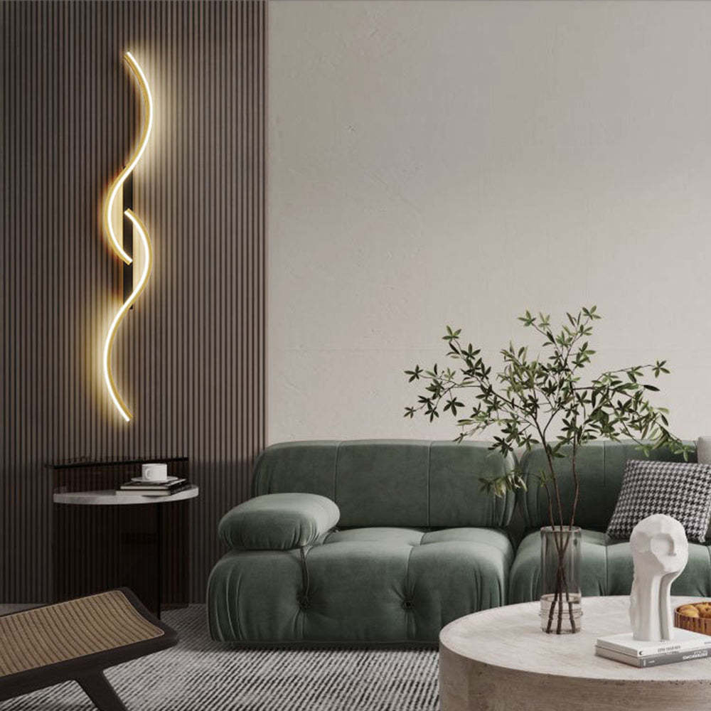 Louise Wave Wall Lamp - Modern Living Room Lighting