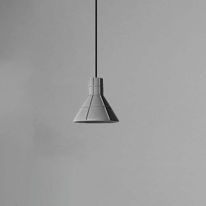 Byers Industrial Pendant Light in Cement Finish