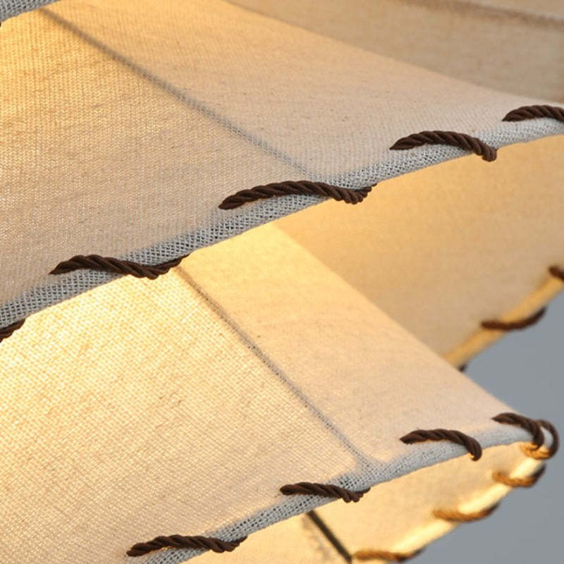 Fabric Boho Pendant Light Close-Up