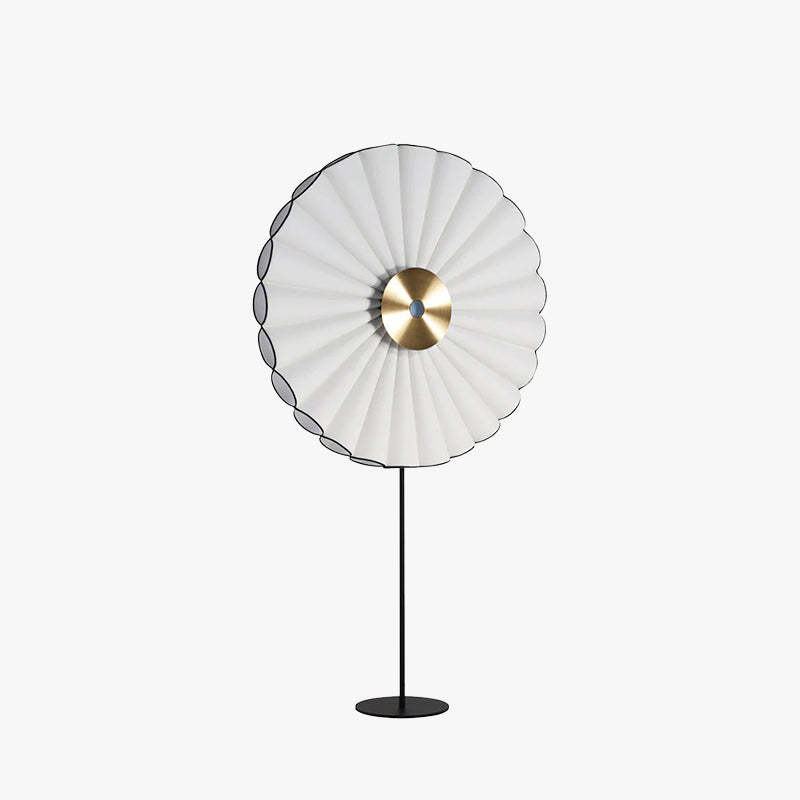 Chan Flower Metal Artificial Paper Floor Lamp