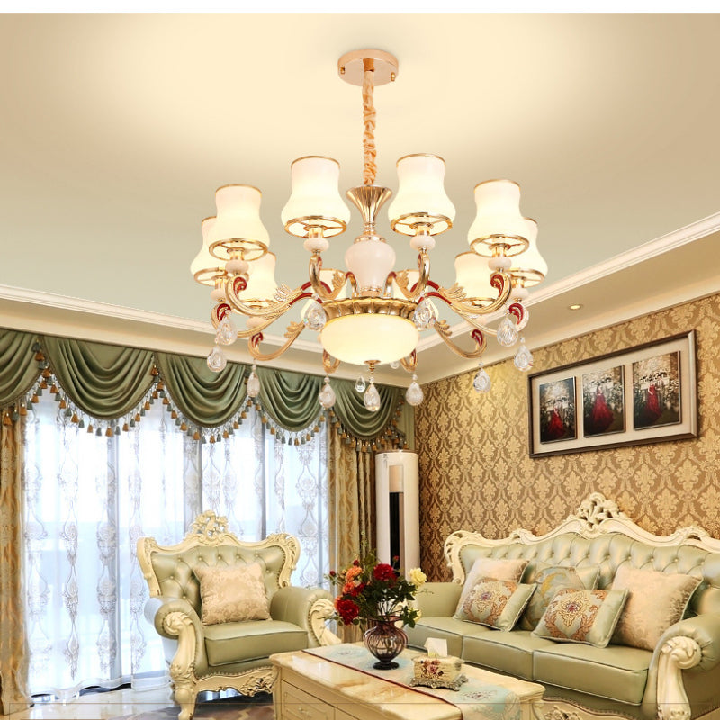 Elegant Alessio Pendant Light in a Luxe Living Room