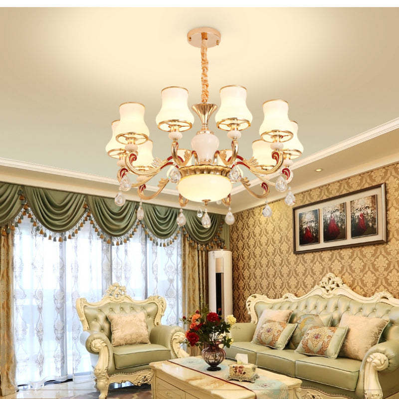 Elegant Alessio Pendant Light in a Luxe Living Room