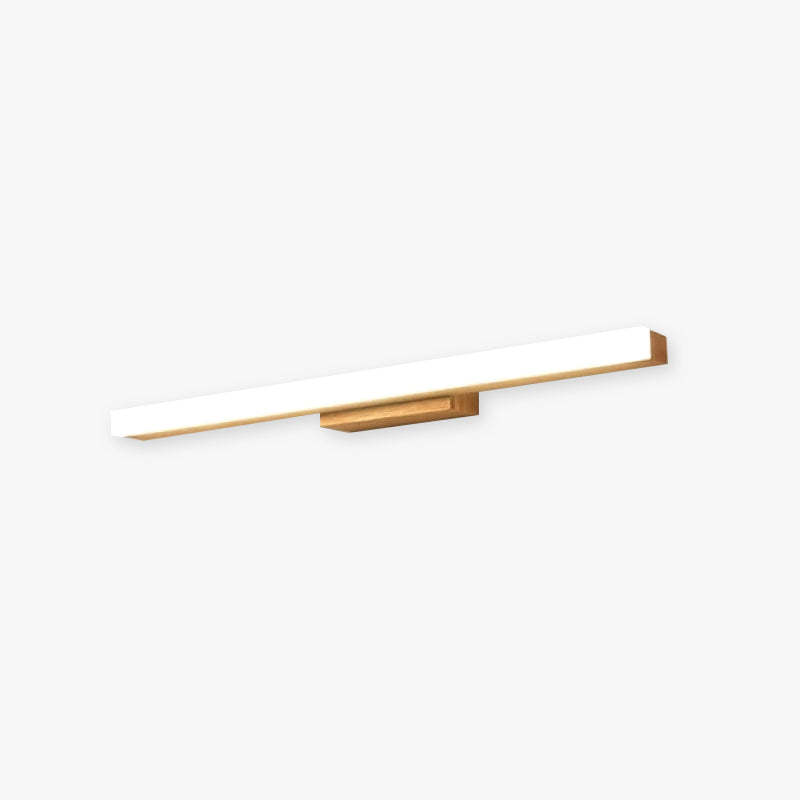 Leigh Modern Minimalist Linear Wooden Wall Lamp