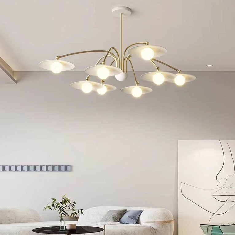Cairns pendant light in a modern living room. Las Sola.