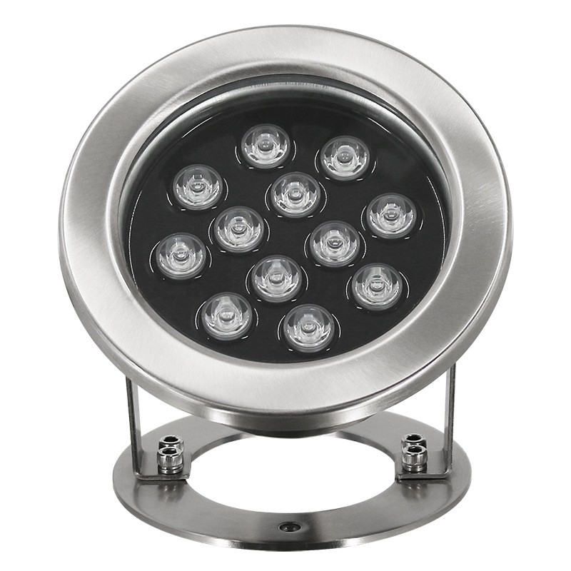 Orr Modern Cylindrical Outdoor Under Water Spotlight