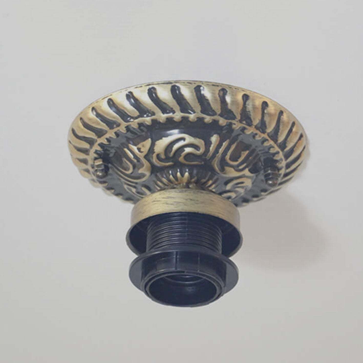 Eryn Vintage Flush Mount Ceiling Light base detail