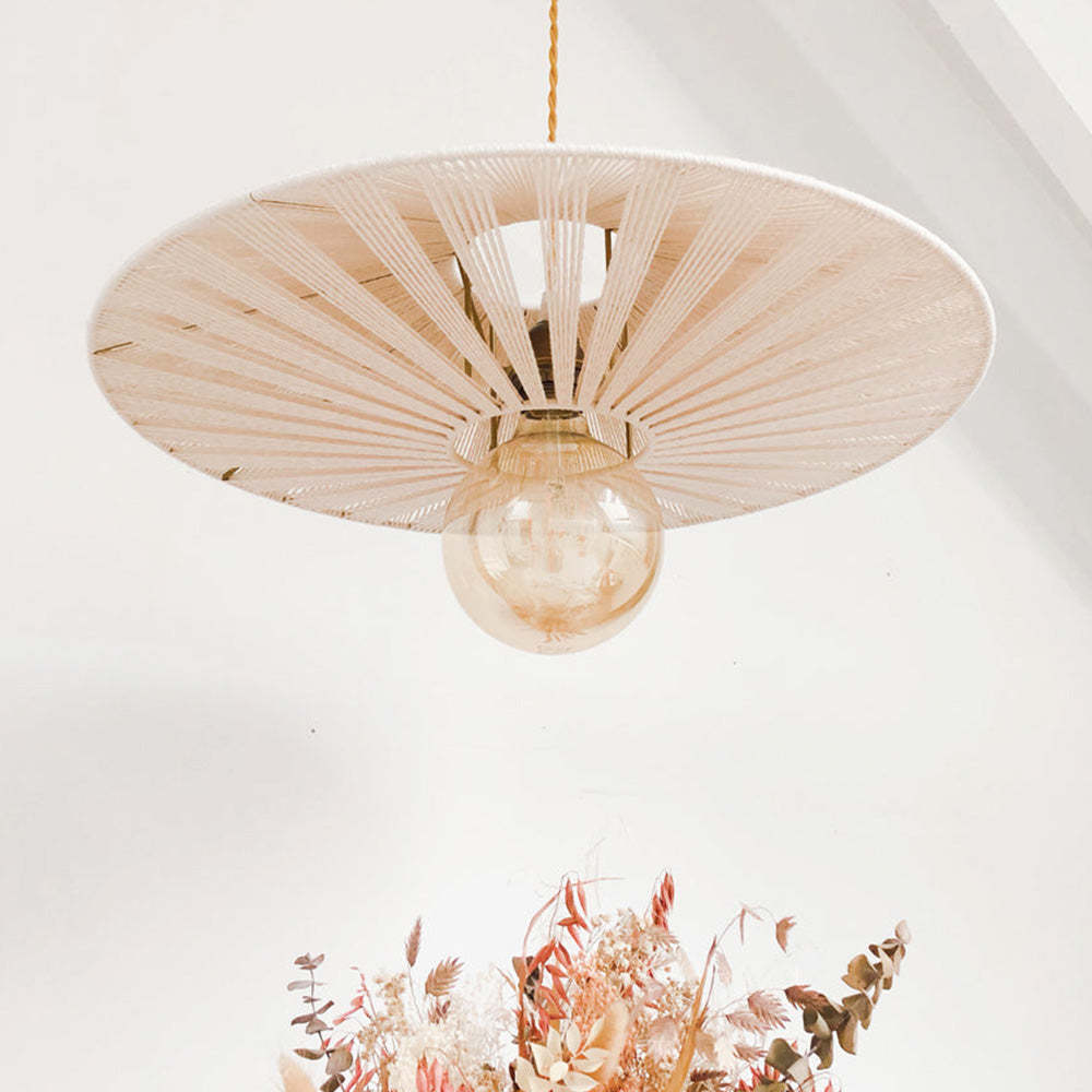 Ritta Twine Pendant Light with LED bulb, home decor