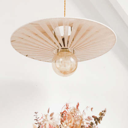 Ritta Twine Pendant Light with LED bulb, home decor