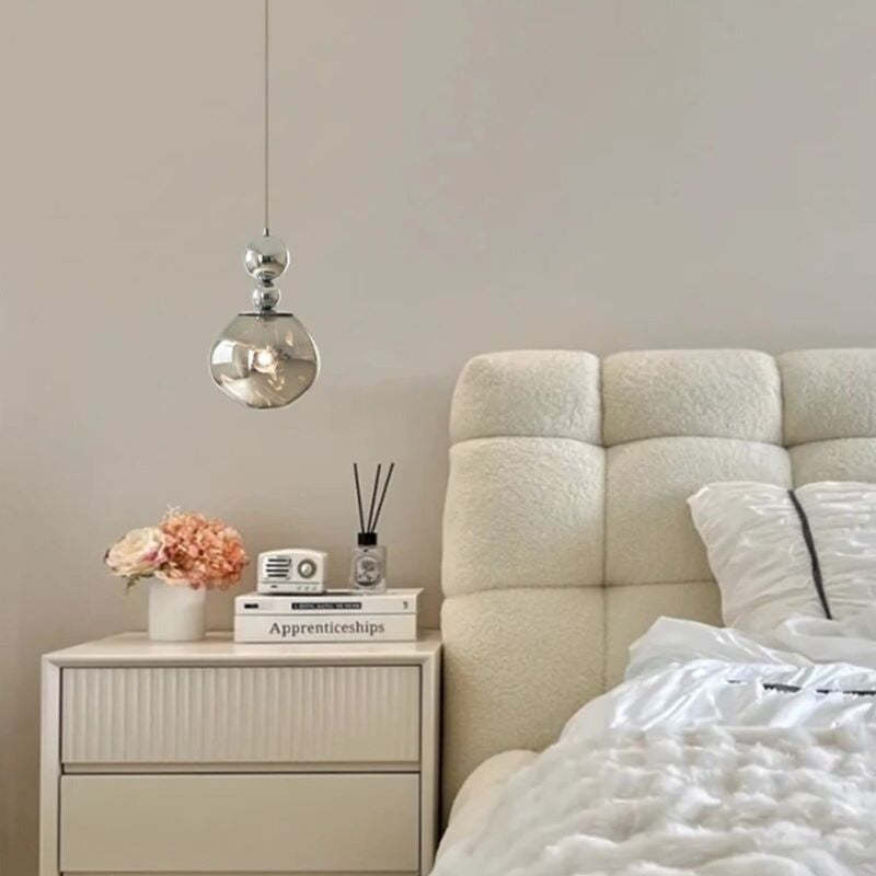 Hailie Retro Pendant Light in bedroom setting
