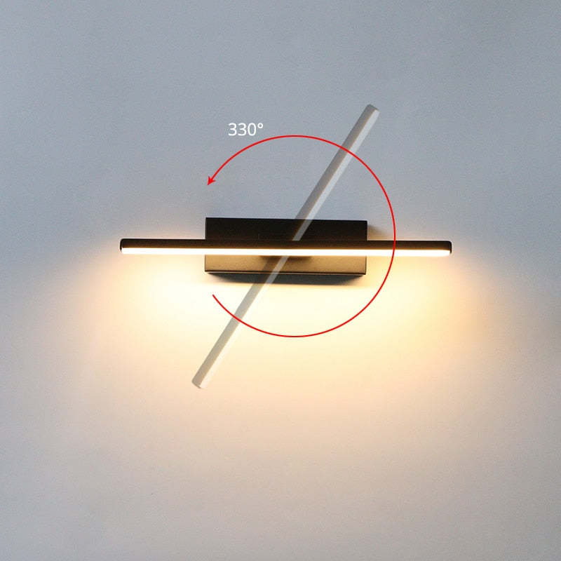 Rotatable LED Wall Lamp, 330° Adjustable