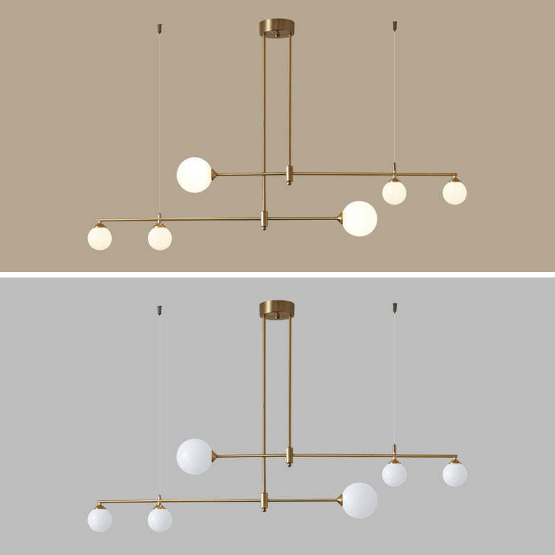 Modern Brass Bubble Pendant Light, Lassola lighting