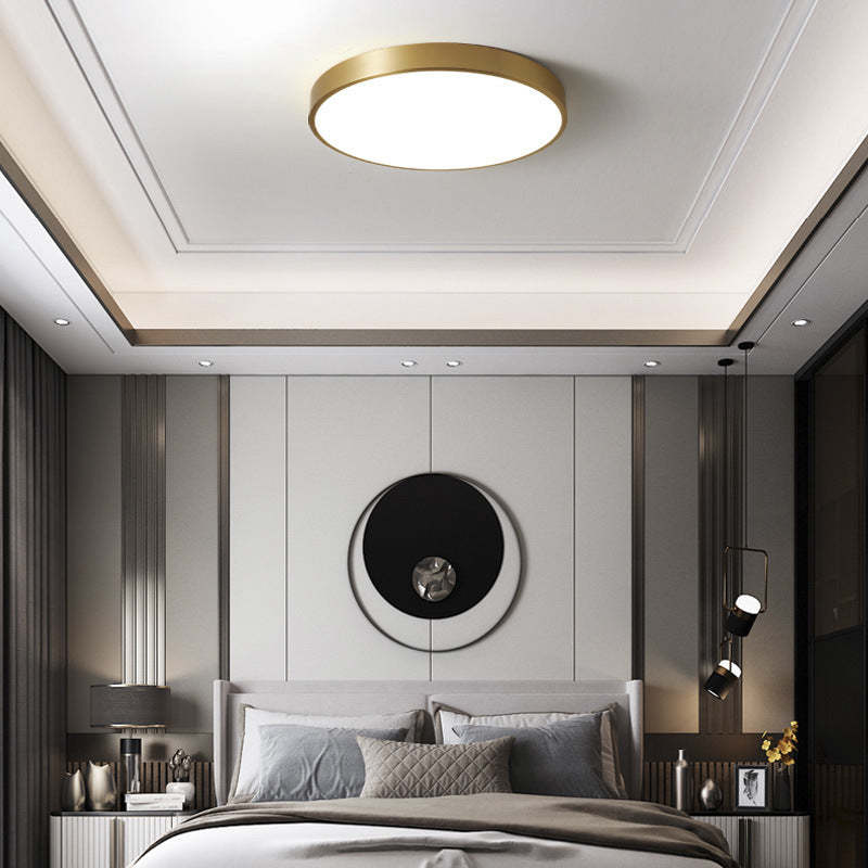 Quinn Nordic LED Round Ceiling Light in bedroom