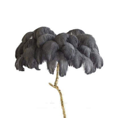 O'Moore Nordic Luxury Unique Ostrich Feather Floor Lamp/Table Lamp