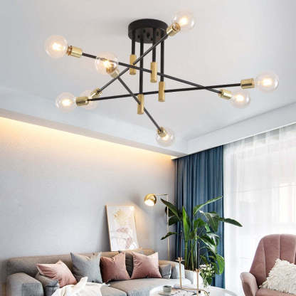 Valentina 8-Light Ceiling Light in Living Room