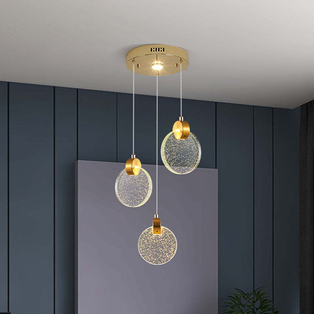 Kristy Chandelier - Modern 3-Light Crystal Pendant