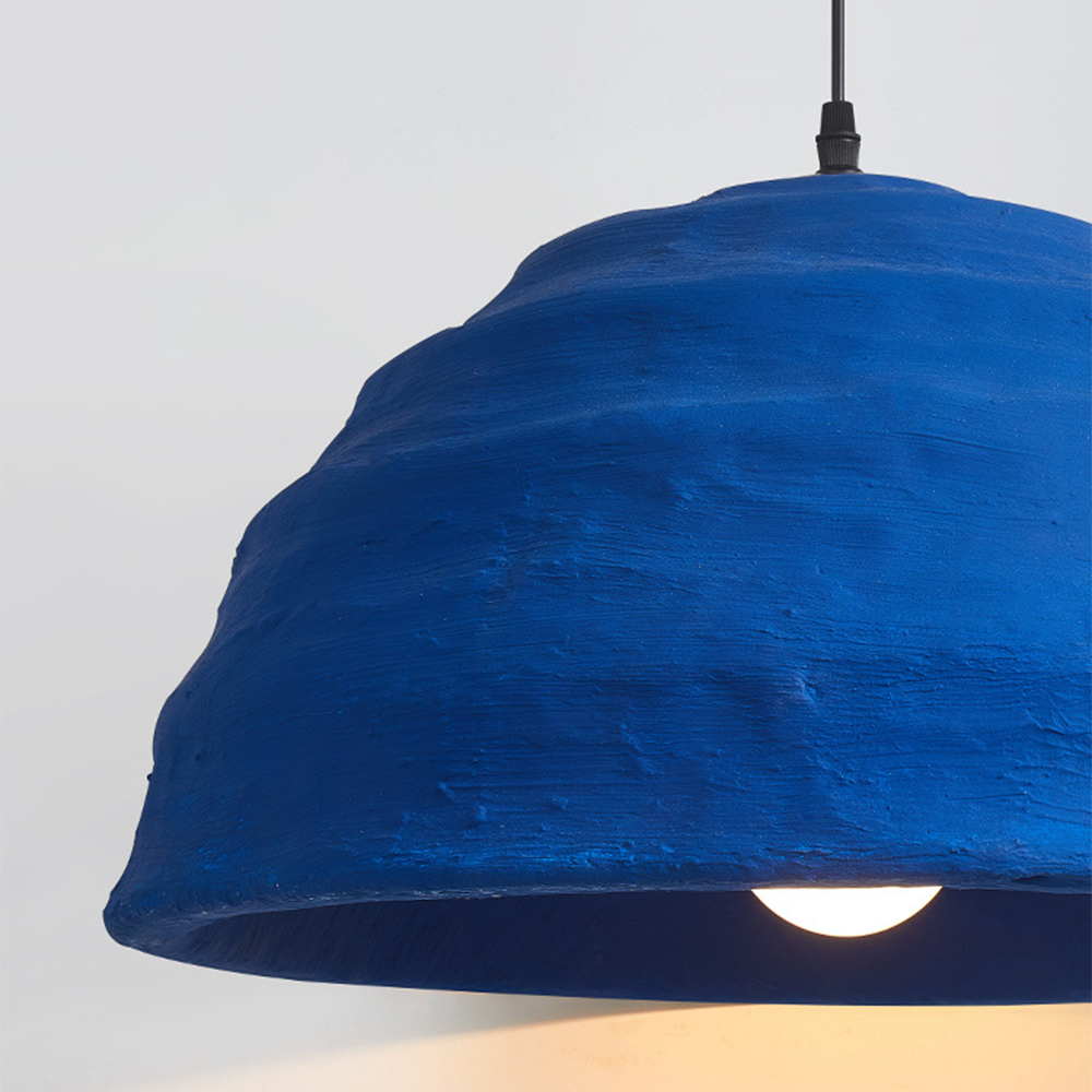 Hailie blue pendant light, contemporary lighting solution