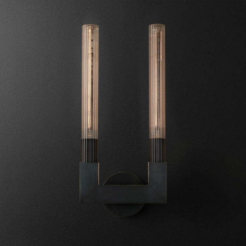 Quinn Nordic Wall Lamp with Glass Tubes