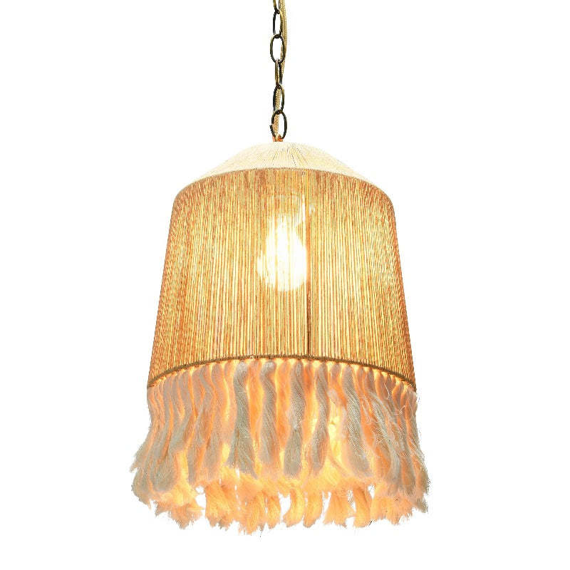 Ritta Creative Pendant Light with rope and fringe