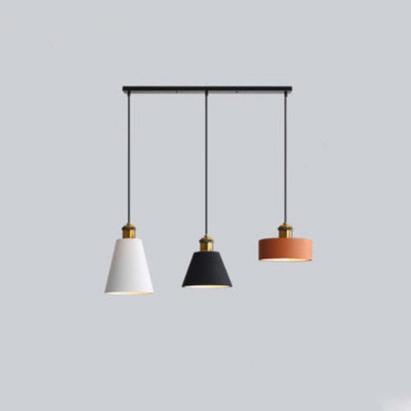 Morandi Pendant Lights in White, Black, and Orange