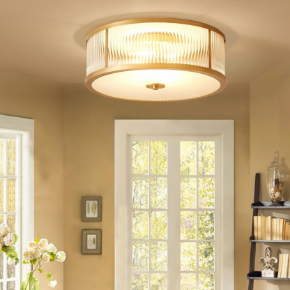 Alessio Retro Flush Mount Ceiling Light Living Room Bedroom