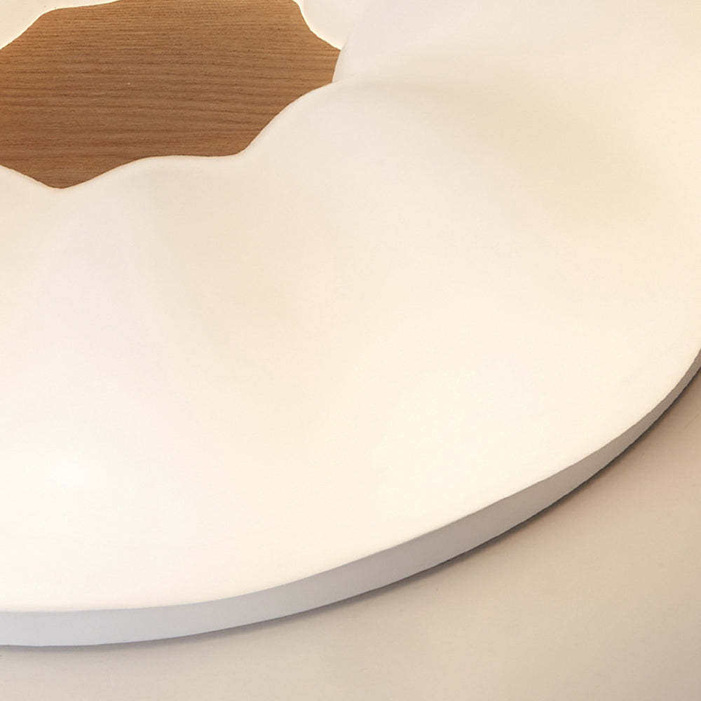 Ozawa Wooden Flush Mount Ceiling Light - Modern Design