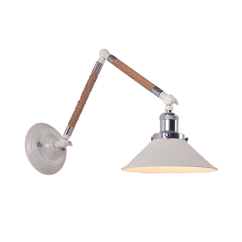 Modern Carins Wall Lamp with Adjustable Hemp Rope