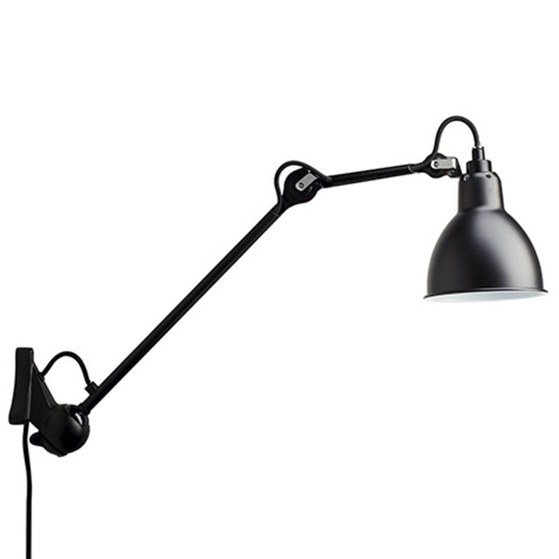 Black Brady Wall Lamp - Adjustable Lighting