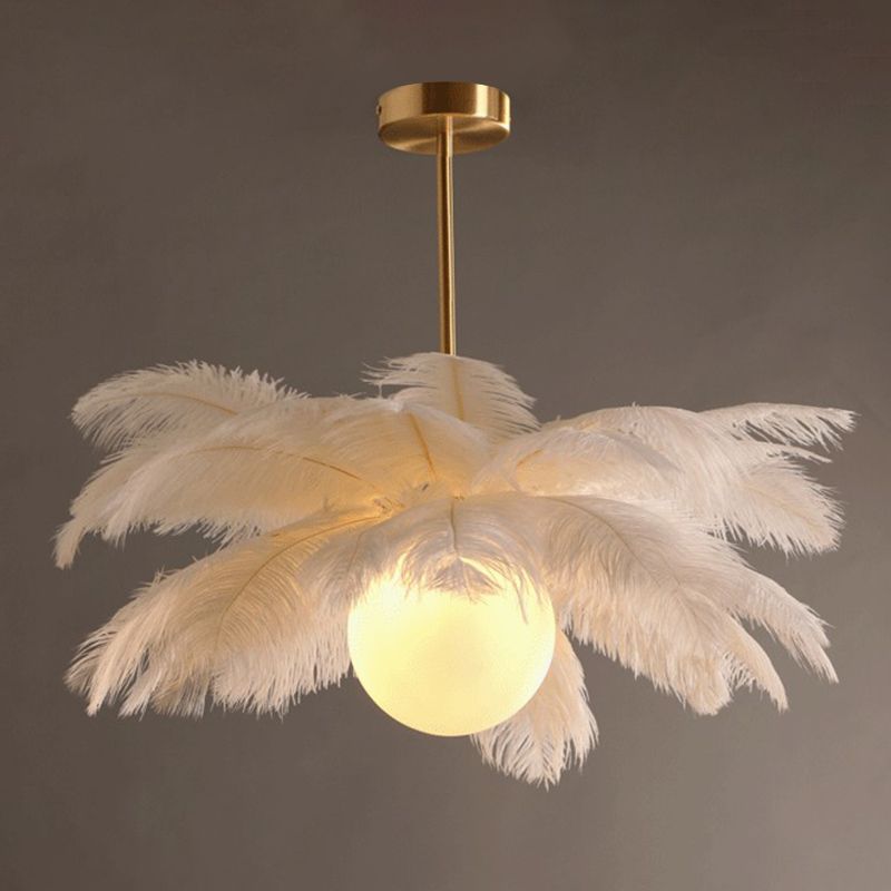 O'Moore Ostrich Feather Chandelier