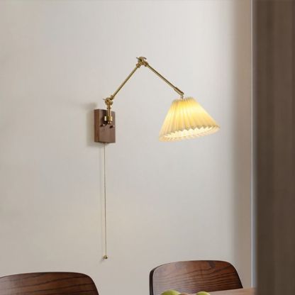 Ozawa Folding Wall Lamp - Adjustable Metal Arm