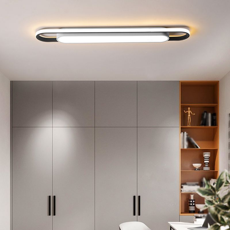 Quinn Modern LED Ceiling Light in room setting