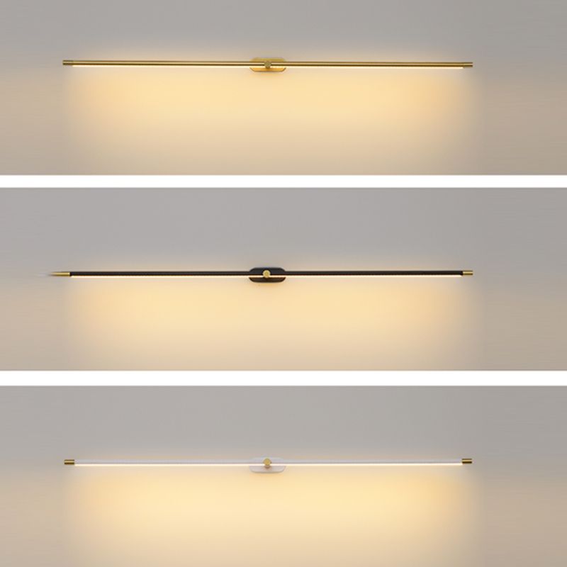 Leigh wall lamp colors. Minimalist lighting in gold, black and white.