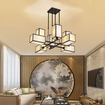 Lacey pendant light in living room