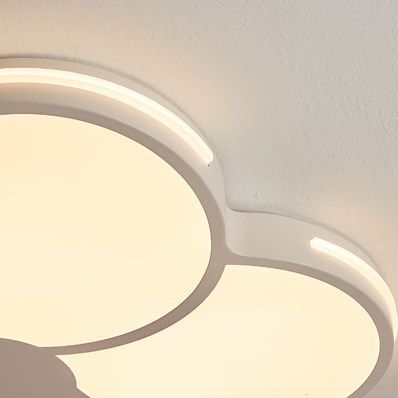 Close-up of Hana flower ceiling light