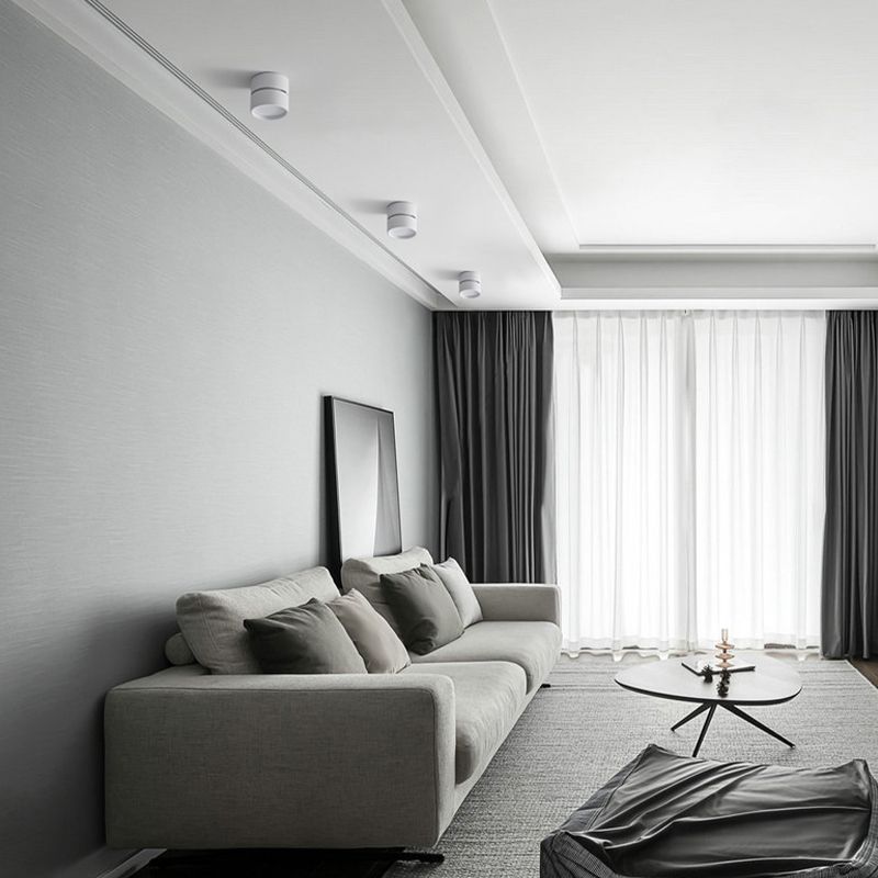 Modern ceiling lights in a contemporary living room