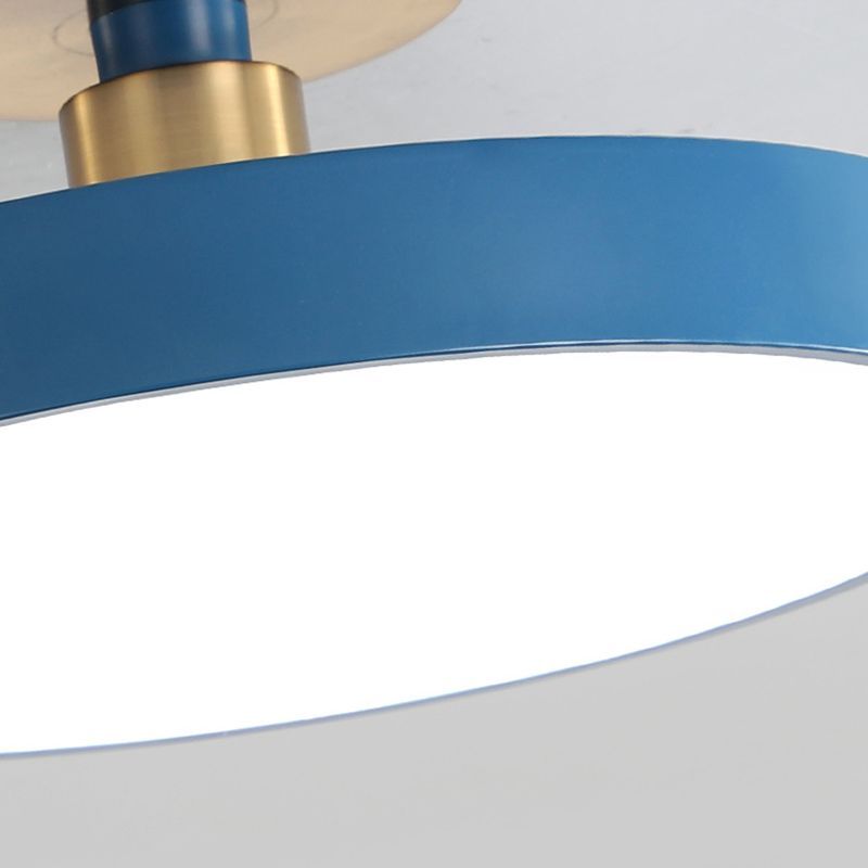 Close-up of Blue Morandi ceiling light.