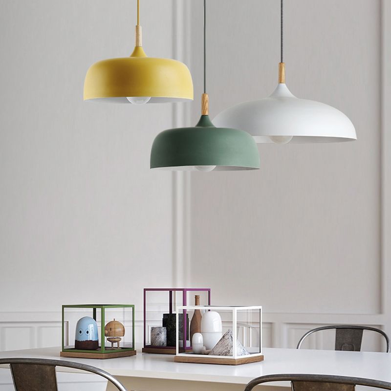Leilani Pendant Lights: Yellow, Green, and White