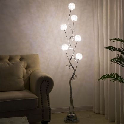 Multi-head floor lamp, modern artistic lighting
